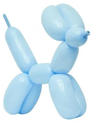 Produktbild von 50 Modellierballons pastell hellblau