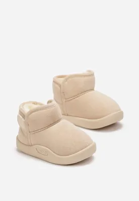 Produktbild von Jungen Mädchen Winterstiefel, Schneestiefel Kinder Winterschuhe, Farbe:Beige Gr:26