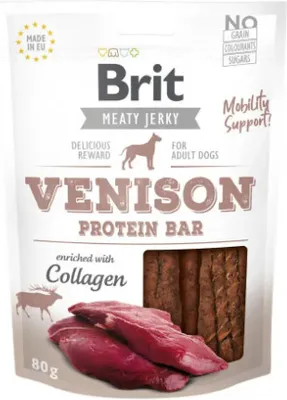 Zdjęcie produktu dla BRIT Meaty Jerky Venison Protein - przysmak dla psów - 200 g