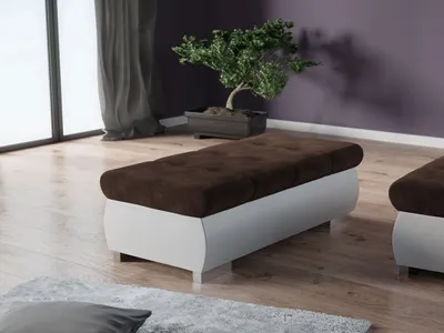 Obrázok produktu pre Taburet ABEL 2 - biela  / hnedý