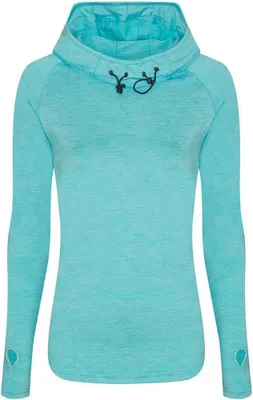 Produktbild von AWDis Cool - Oberteil Wasserfallausschnitt für Damen PC5328 (L) (Blaugrün meliert)