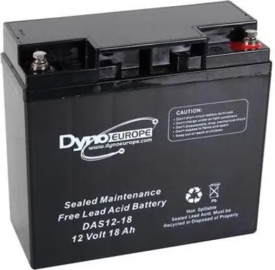 Zdjęcie produktu dla MW Power MW 18-12, Ołowiany (VRLA), 12 V, 1 szt., Czarny, 18 Ah, 9 lat(a)