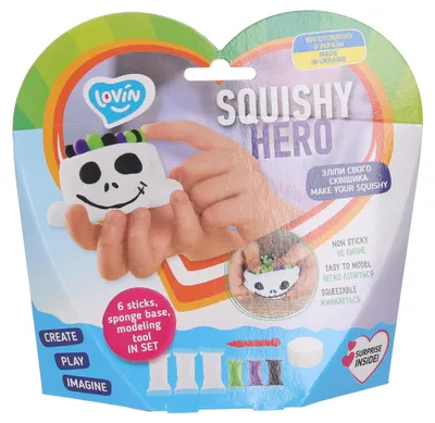 Produktbild von Squishy Heroes Luftton-Set