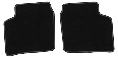 Produktbild von Velours-Fußmatten Hinten für Toyota Prius II 2003-2010 (Schrägheck) – 2-tlg, Schwarz, passgenau – Wielganizator LUX