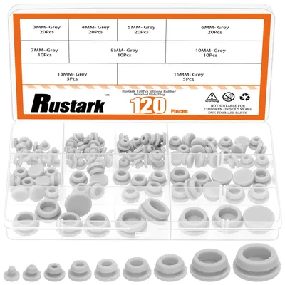 Silikon-Stopfenbox, wasserdicht, für Autoverkabelung, grau