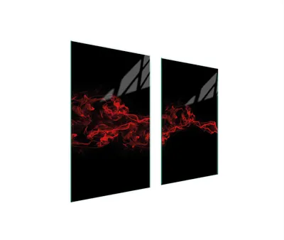 Produktbild von Glasschutzplatte Für Herd 75X52 Schwarz