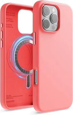 Produktbild von Elago MagSafe Silikonhülle für iPhone 16 Pro Max rosa