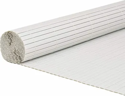 Obrázek produktu pro Zahradní plot oboustranný bílý 1,8 x 5 m PVC