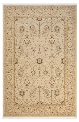 Zdjęcie produktu dla Dywan MY-RUG, dywan z krótkim włosiem Ben 1, 290x200, orientalny wygląd, szlachetny połysk, złoty, klasyczny wzór, prostokątny