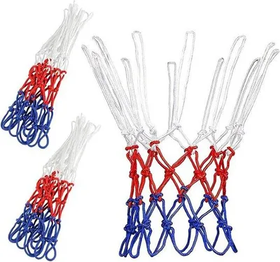 Produktbild von Basketballnetz 3er-Pack - Wetterbeständig für Innen und Außen