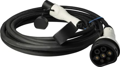 Produktbild von vhbw Ladekabel Typ 2 zu Typ 2 für Elektroauto, 1-phasig, 32 A, 7 kW, 10 m