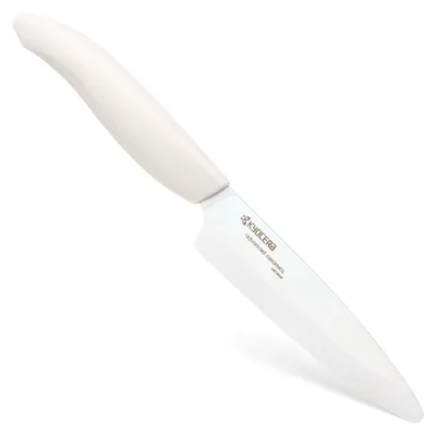 Immagine prodotto di Coltello da frutta e verdura in Vetroceramica bianca Kyocera | Lama: 11 cm | Manico ergonomico