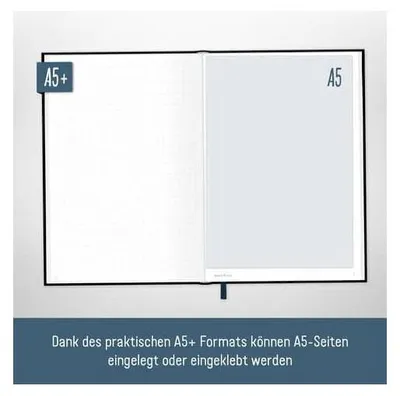 Produktbild von Notizbuch Classic, kariert, 78 Blatt, 100 g/m², sortiert