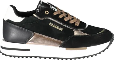 Produktbild von Damen Sportschuhe Schwarz - Stilvolle Sneaker mit Kontrasten & Druck