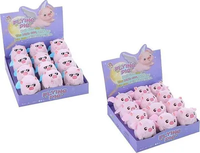 Image de Cochon en peluche avec des ailes, 13 cm, assortiment - ADAR