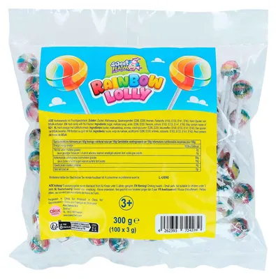 Produktbild von Sweet Flash Rainbow Lolly Mini 100er