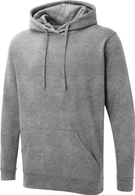 Produktbild von Uneek UX Hoodie UX4 Kapuzensweatshirt Herren Damen Basic Pullover hellgrau S