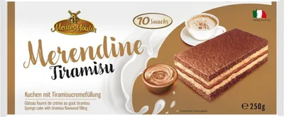 Immagine prodotto di Fette di torta con crema al tiramisù 250g