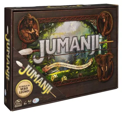 Imagen del producto de Jumanji Il Gioco In Legno (Edición italiana) – Juego de mesa – spin-master – 0+