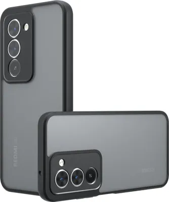 Produktbild von Xiaomi Redmi 15 4G Hülle - Coverup Mattes Transparentes Back Cover mit Kameraschutz - Schwarz