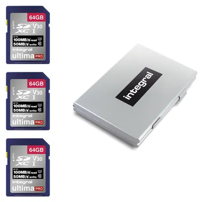Zdjęcie produktu dla Integral INSDX64G100/50TRI6CC, 24 mm, 32 mm, 2,1 mm, 40 g