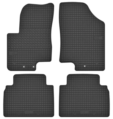 Zdjęcie produktu dla Dywaniki gumowe do Hyundai ix20 2010-2018 (minivan) – 4 szt., czarne, dopasowane – Wielganizator SolidTread