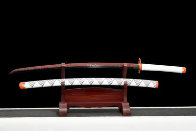 Produktbild von Kyōjurō Rengoku Edelstahl-Katana / 99 cm