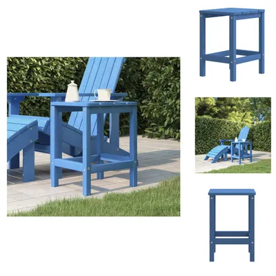 Immagine prodotto di vidaXL Tavolo da giardino Adirondack blu mare 38x38x46 cm HDPE - Tavoli da giardino