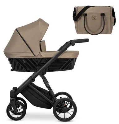 Produktbild von Kunert Ivento Kinderwagen mit Babywanne, Farbe Caramel Macchiato