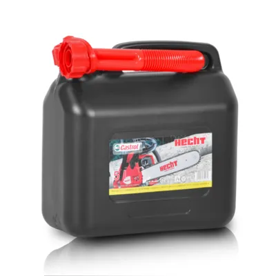 Produktbild von HECHT Benzinkanister 5 Liter | Flexibles Ausgießrohr | UN-Zulassung | Für Benzin und Diesel