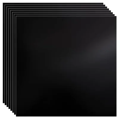 Schwarzes Testpapier für Lasergravur, 8 Blatt, 40 x 40 cm, 0,2 mm dick