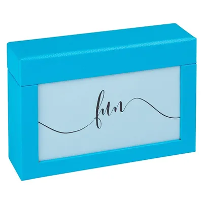Image de Walther Boîte à photos Fun couvercle 100 photos 10x15 cm bleu océan