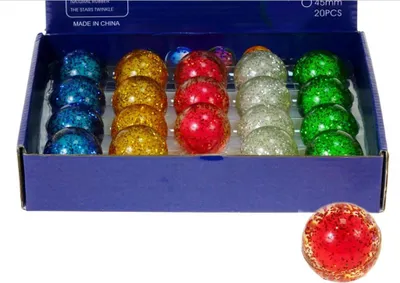 Image de Boule en caoutchouc avec lumière (20pcs)