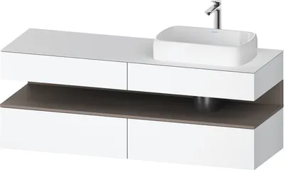 Produktbild von DURAVIT QA4778043180010 QTG KWTU WH Ek. 1600x550x600 Wß Mt. H