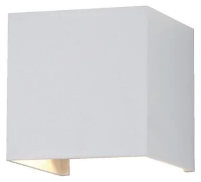 Zdjęcie produktu dla Zewnętrzna lampa ścienna LED góra-dół Freya biała