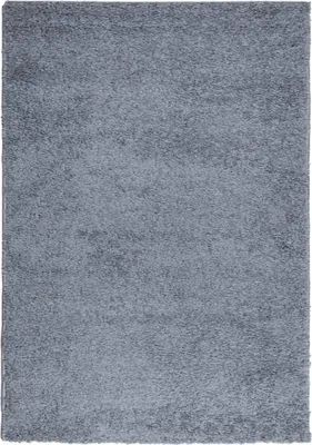 Produktbild von vidaXL Teppich Shaggy Hochflor Modern Blau 140x200 cm