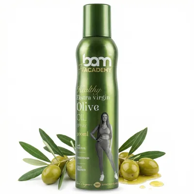 Produktbild von BAM Natives Olivenöl Extra Spray - Ölspray - Sprühöl - 200 ml, KI-generiertes Bild
