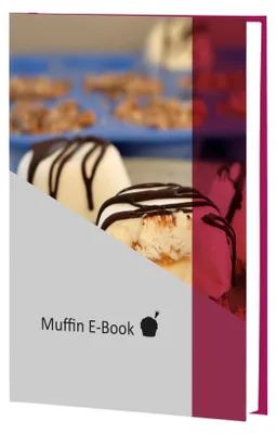 Imagen del producto de Molde para muffins con 12 cavidades, libre de BPA, con revestimiento antiadherente, ideal para hacer muffins caseros