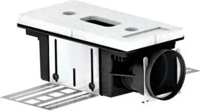 Produktbild von Zehnder Luftdurchlassgehäuse CLD-P 75 stirnseitig 115 mm