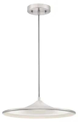 Immagine prodotto di Lampada a sospensione LED dimmerabile Disco in nichel spazzolato