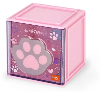 Produktbild von LEGAMI - Cutie Cubes Modular Desk Box, Kitty, Schreibtisch-Organizer, Aufbewahru