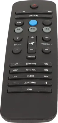 Obrázok produktu pre RASTKY Soundbar - Náhrada televízora Fidelio HTL9100 HTL5120 HTL7180 YKF297 006, diaľkové ovládanie reproduktora