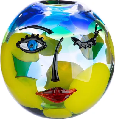Produktbild von Casablanca by Gilde Glasart Vase Novento H. 24 cm,39284
