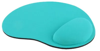 Immagine prodotto di Tappetino per mouse CELLONIC con cuscino in schiuma per poggiare la mano, ergonomico, contro i problemi della guaina tendinea per studio, casa, ufficio - turchese