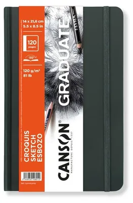 Obrázok produktu pre CANSON Skicár Graduate 52 listov 140 g/m² 14 x 21 cm