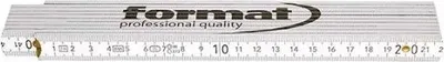 Produktbild von FORMAT Holzgliedermaßstab weiß 2mx16mm