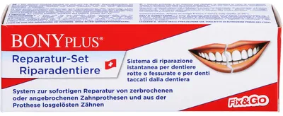 Obrázek produktu pro Opravná sada BONYplus pro zubní náhrady, 1 ks