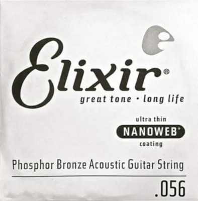 Immagine prodotto di Elixir 14156 Nanoweb Phosphor Bronze - corda singola 056