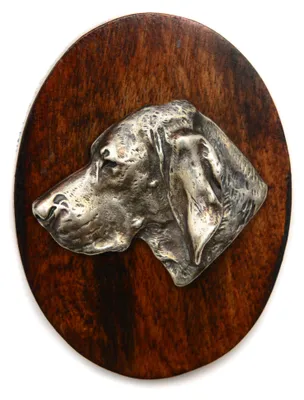 Produktbild von Vizsla - Hundeausstellungsbrosche, Startnummernclip, Hundeanstecker von Art-Dog