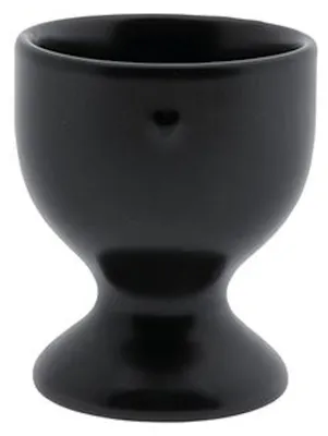 Produktbild von Eierbecher Heart matt schwarz mit Herz H. 6cm D. 5cm Bastion Collections